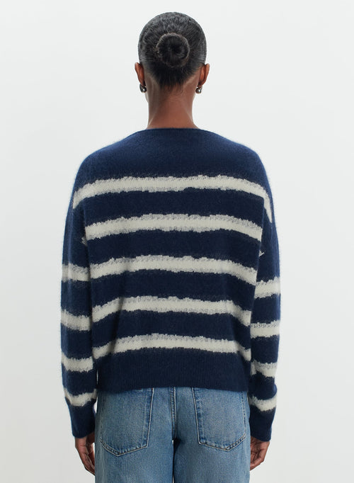Pull en laine, fox et polyamide - MAJESTIC FILATURES