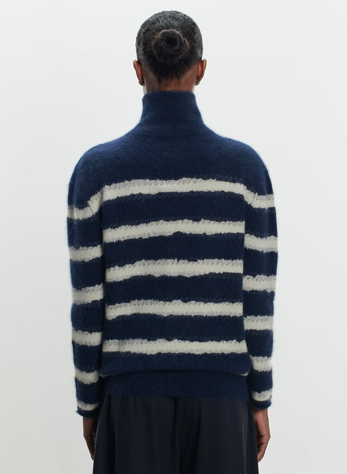 Pull en laine, fox et polyamide - MAJESTIC FILATURES