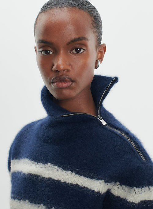 Pull en laine, fox et polyamide - MAJESTIC FILATURES