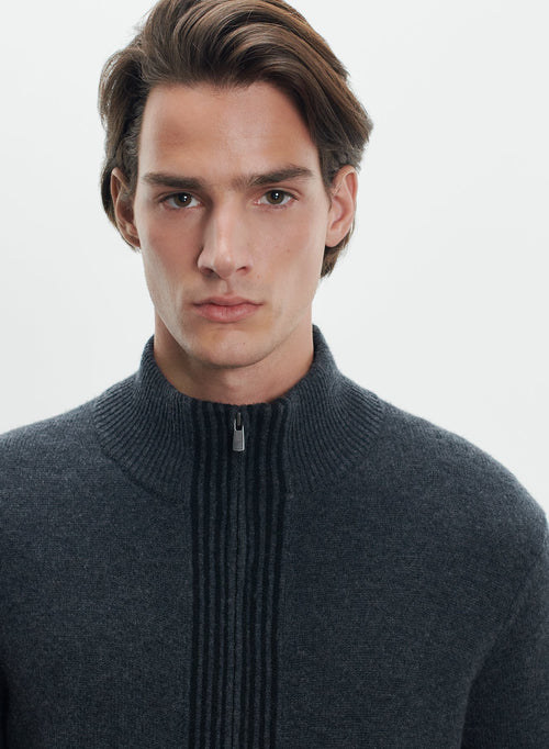 Gilet en laine et cachemire - MAJESTIC FILATURES