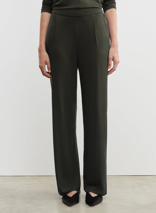 Pantalon en viscose et élasthanne - MAJESTIC FILATURES