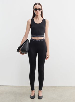 Pantalon en viscose et élasthanne