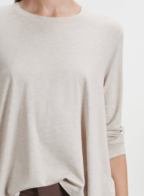 T-Shirt aus viskose und elasthan - MAJESTIC FILATURES