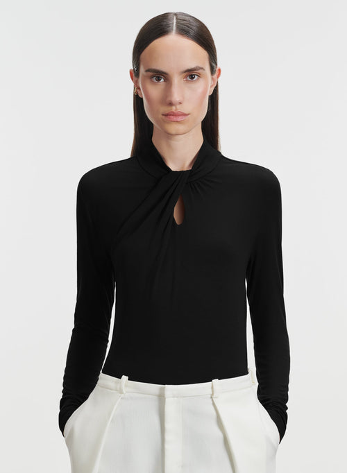 Viskose- und Elastan-T-Shirt - MAJESTIC FILATURES
