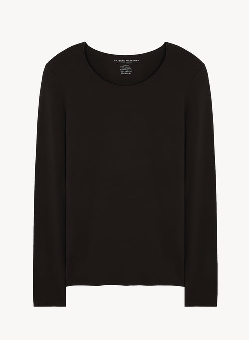 T-shirt en viscose et élasthanne - MAJESTIC FILATURES