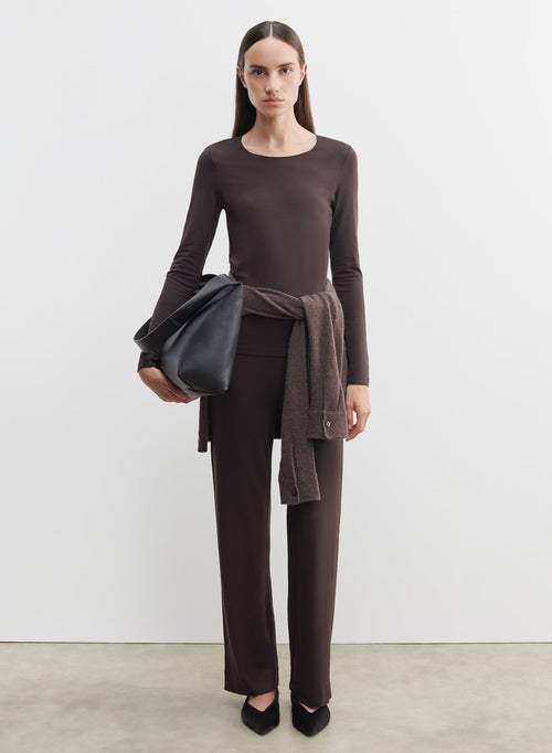 T-shirt en viscose et élasthanne - MAJESTIC FILATURES
