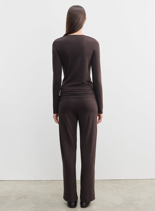 T-shirt en viscose et élasthanne - MAJESTIC FILATURES