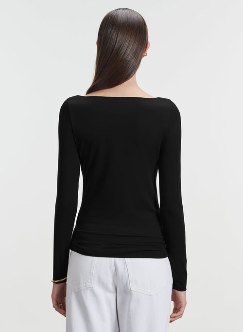T-shirt en viscose et élasthanne - MAJESTIC FILATURES