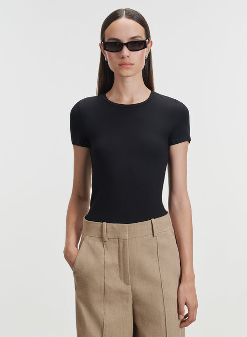 Viskose- und Elastan-T-Shirt - MAJESTIC FILATURES
