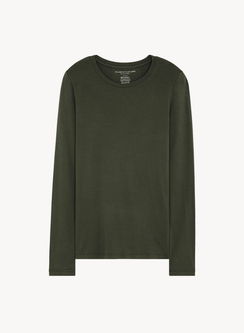 T-shirt en viscose et élasthanne - MAJESTIC FILATURES