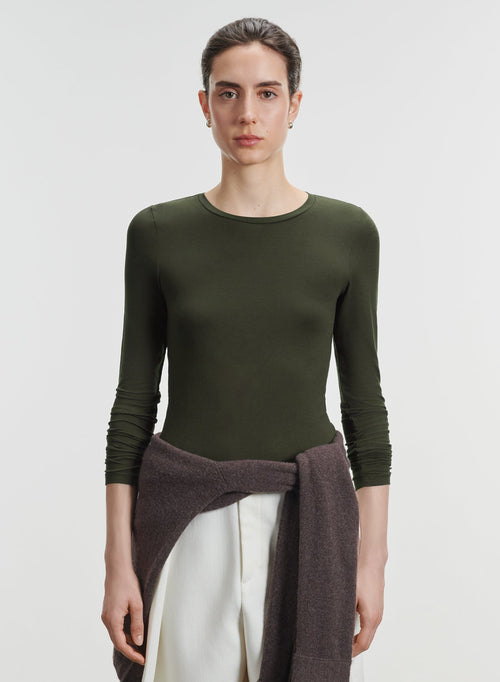 T-shirt en viscose et élasthanne - MAJESTIC FILATURES