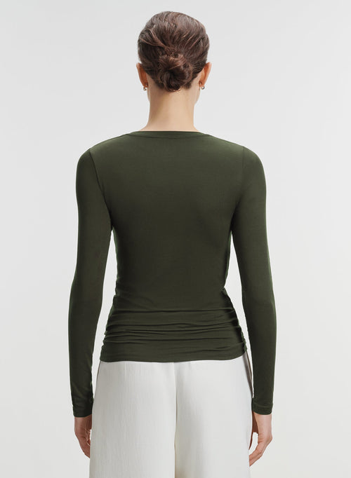 T-shirt en viscose et élasthanne - MAJESTIC FILATURES