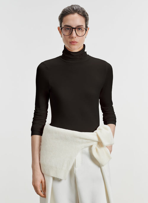 Viskose- und Elastan-T-Shirt - MAJESTIC FILATURES