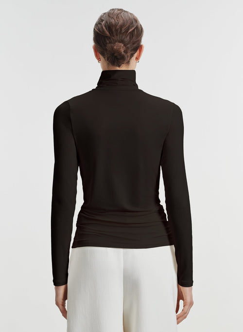 Viskose- und Elastan-T-Shirt - MAJESTIC FILATURES