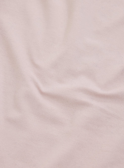 T-shirt rose col roulé manches longues en Viscose / Elasthanne - MAJESTIC FILATURES