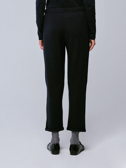 Marinehose mit Taschen aus Viskose und Elasthan - MAJESTIC FILATURES