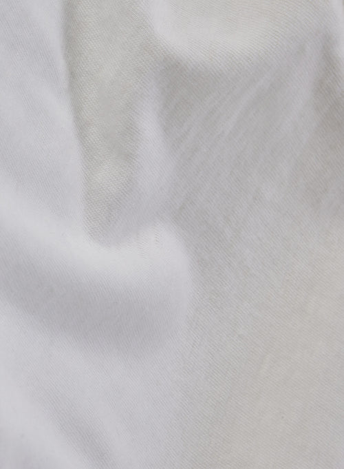 Chemise Blanc lait Manches Longues en Coton / Cachemire - MAJESTIC FILATURES