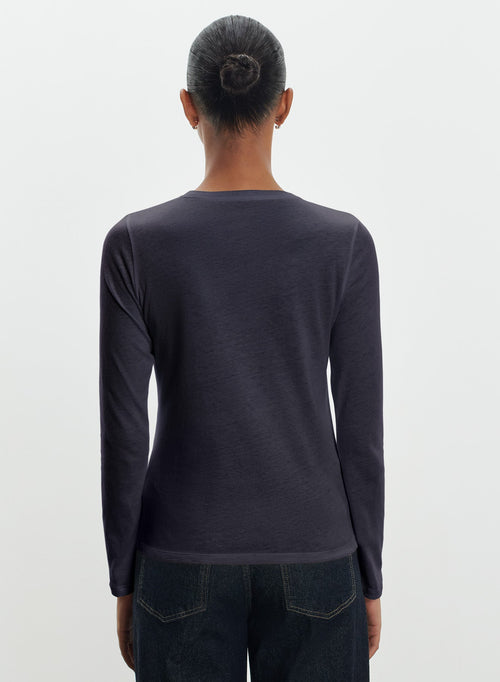 T-shirt en coton organique et cachemire - MAJESTIC FILATURES