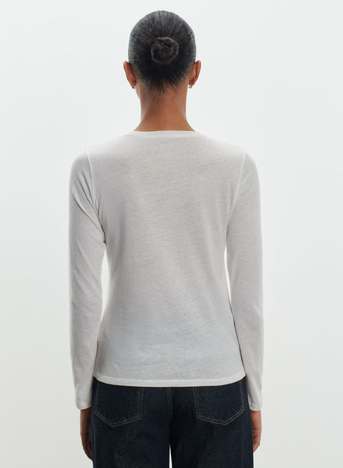 T-Shirt aus bio-baumwolle und kaschmir - MAJESTIC FILATURES