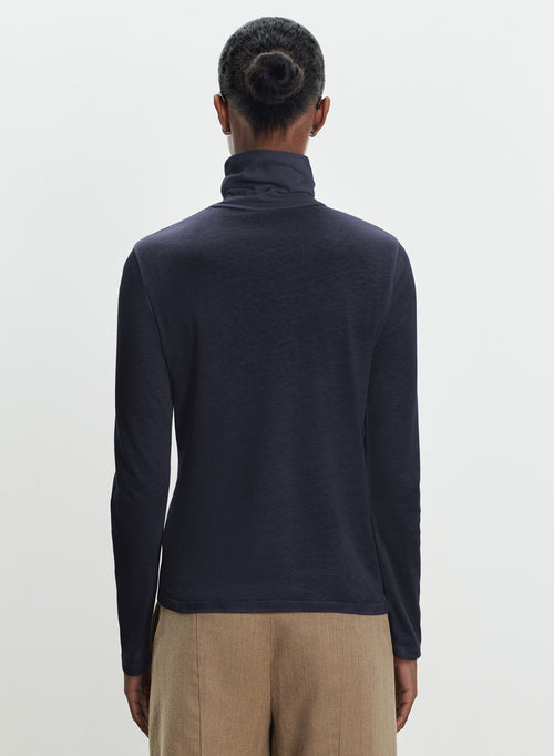 T-shirt en coton organique et cachemire - MAJESTIC FILATURES