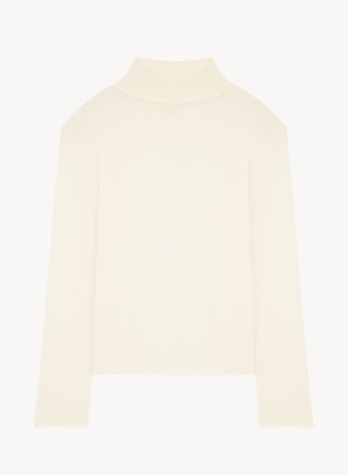 T-shirt en coton organique et cachemire - MAJESTIC FILATURES