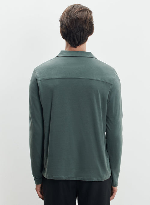 Polo en coton organique - MAJESTIC FILATURES