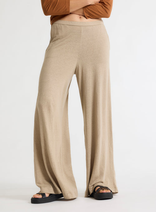 Pantalon Beige - MAJESTIC FILATURES