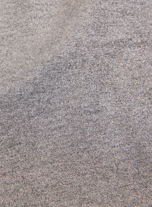 Tee shirt Gris Col Rond Manches Courtes en Viscose / Élasthanne - MAJESTIC FILATURES