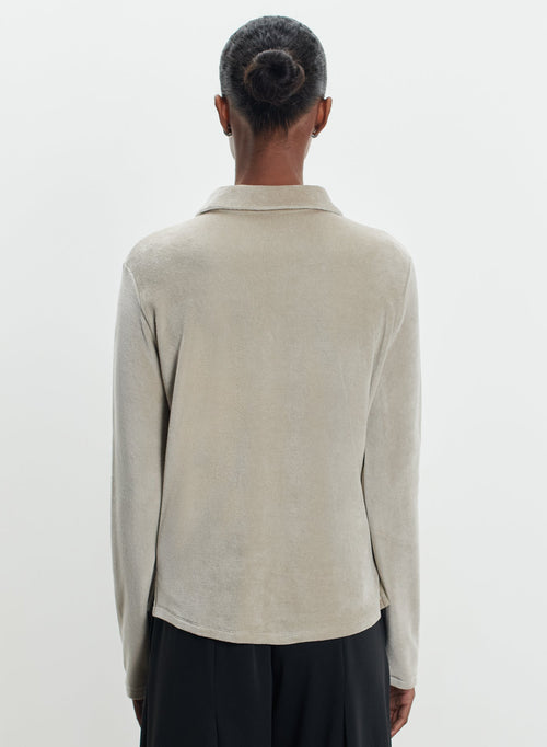 Chemise en coton organique, modal et élasthanne - MAJESTIC FILATURES