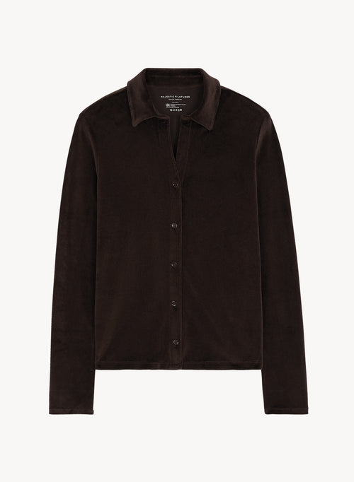 Chemise en coton organique, modal et élasthanne - MAJESTIC FILATURES