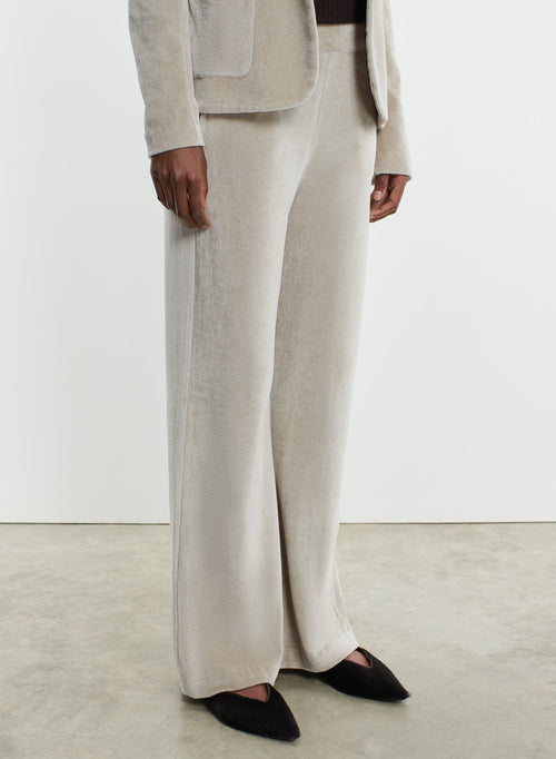 Pantalon en coton organique, modal et élasthanne - MAJESTIC FILATURES