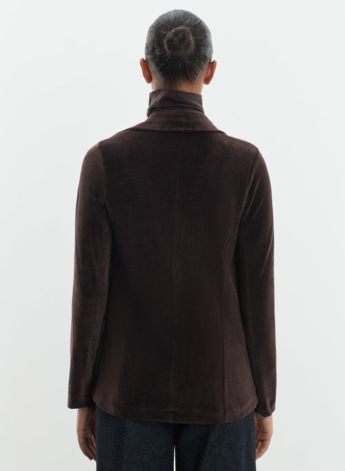 Veste en coton, modal et élasthanne - MAJESTIC FILATURES
