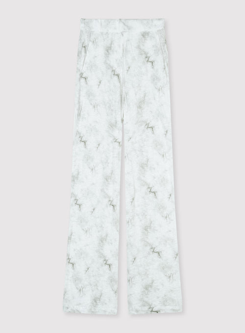 Pantalon Kaki Tie & Dye en Lin - MAJESTIC FILATURES