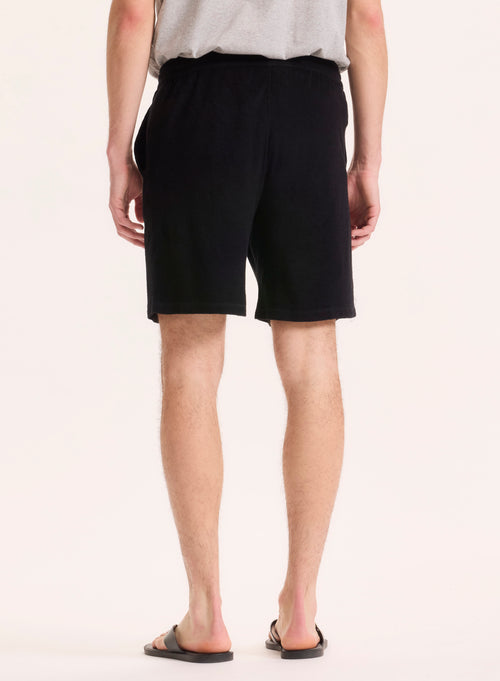 Short Noir en Coton organique / Modal - MAJESTIC FILATURES