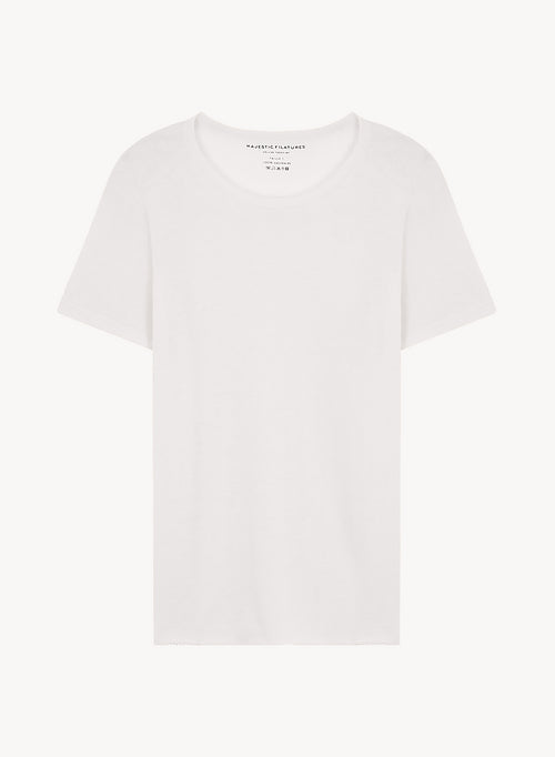 Kaschmir-T-Shirt - MAJESTIC FILATURES