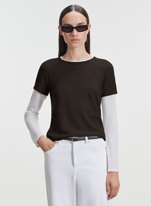 T-shirt en cachemire - MAJESTIC FILATURES