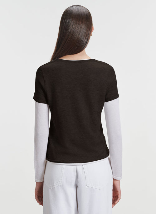 T-shirt en cachemire - MAJESTIC FILATURES