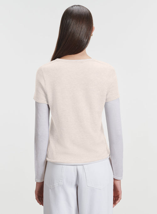 T-shirt en cachemire - MAJESTIC FILATURES