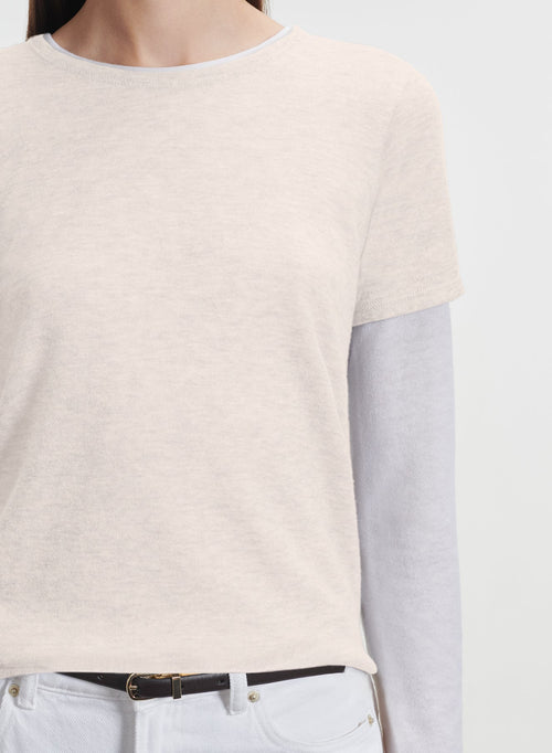 T-shirt en cachemire - MAJESTIC FILATURES