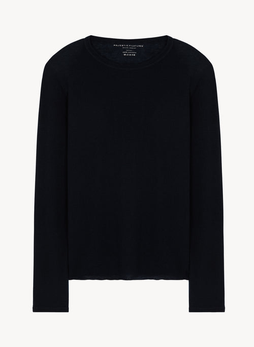 Kaschmir-T-Shirt - MAJESTIC FILATURES