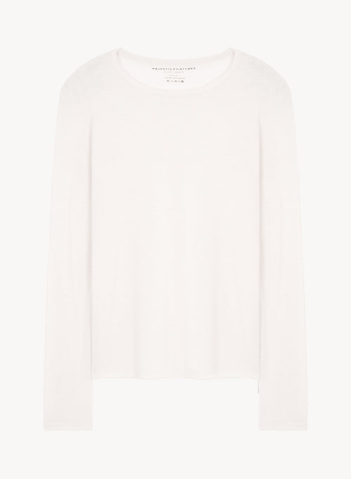 Kaschmir-T-Shirt - MAJESTIC FILATURES