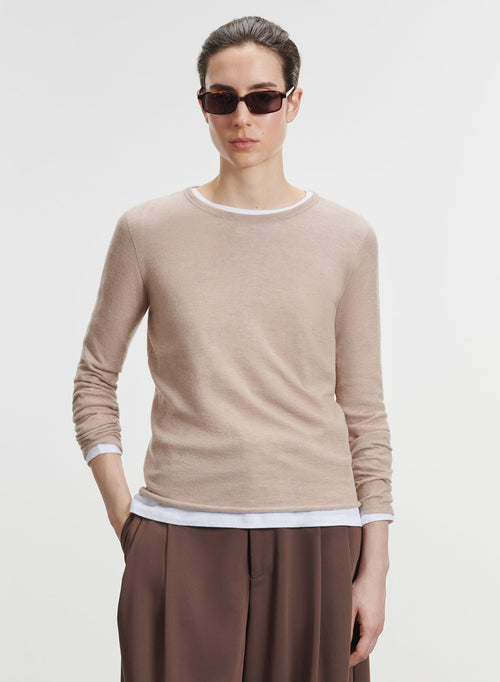 T-shirt en cachemire - MAJESTIC FILATURES