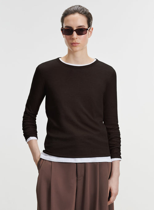 Kaschmir-T-Shirt - MAJESTIC FILATURES