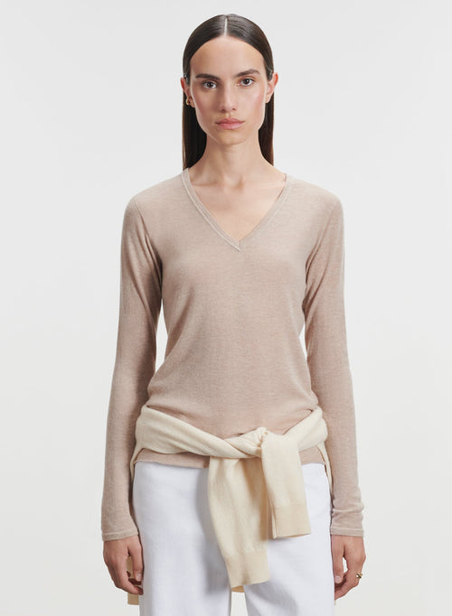 T-shirt en cachemire - MAJESTIC FILATURES