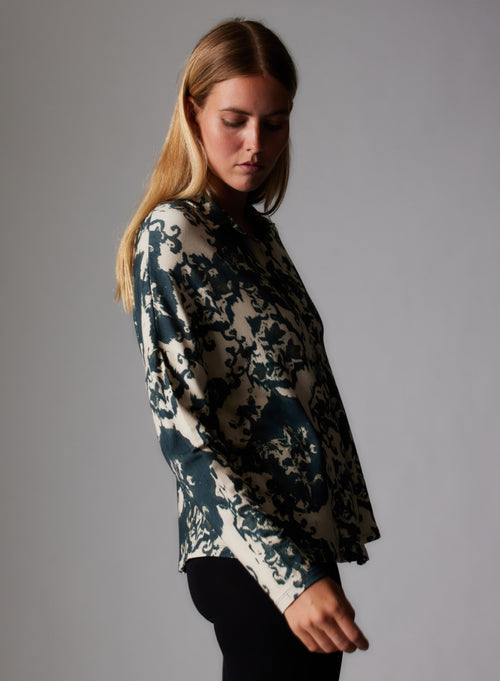 Chemise Haute mer Manches Longues en Viscose / Elasthanne - MAJESTIC FILATURES