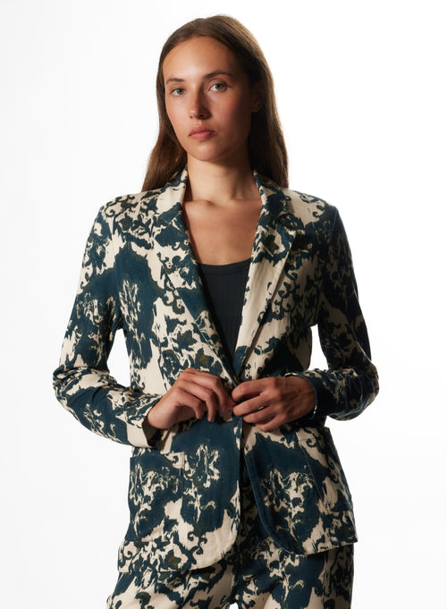 Langärmelige Jacke aus Viskose / Elasthan - MAJESTIC FILATURES