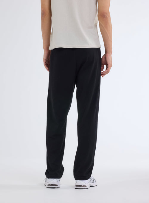 Pantalon Noir en Coton Organique - MAJESTIC FILATURES