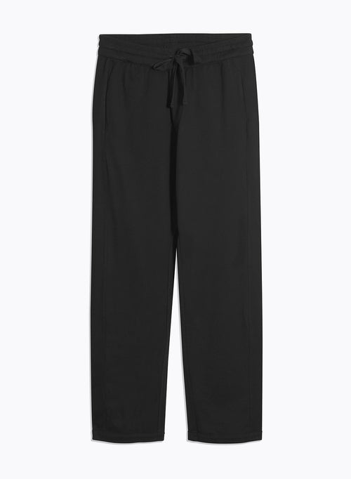 Pantalon Noir en Coton Organique - MAJESTIC FILATURES