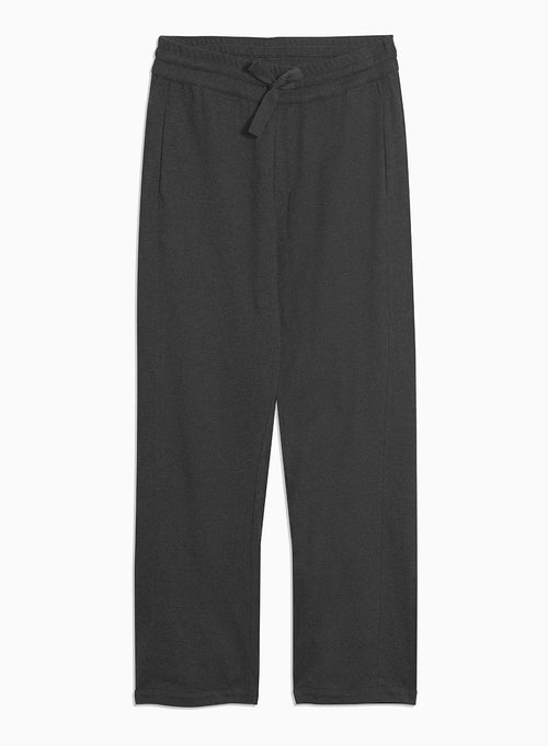 Pantalon Noir chiné en Coton Organique - MAJESTIC FILATURES