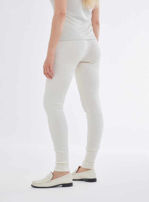 Pantalon Blanc en 100% Coton organique - MAJESTIC FILATURES